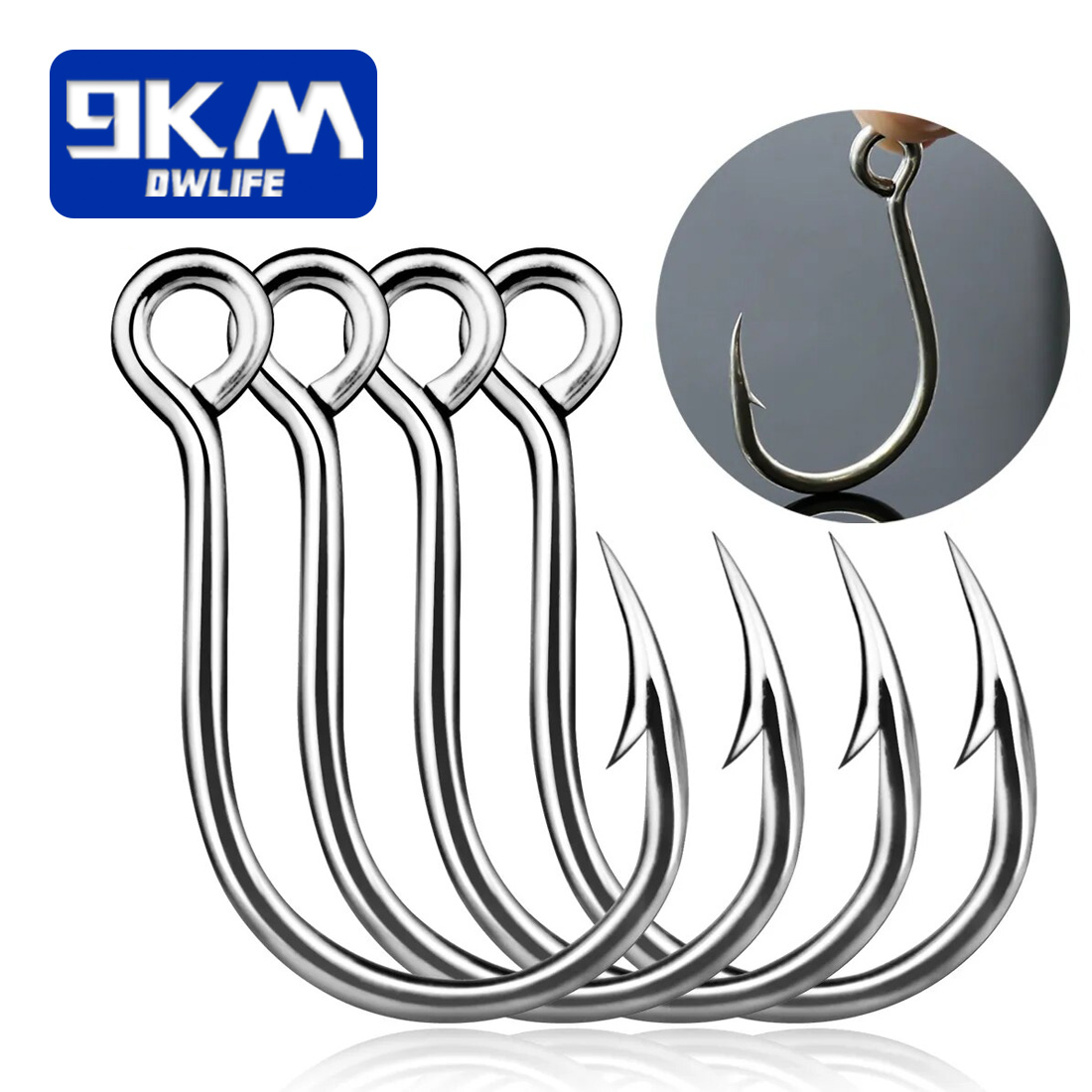 Fishing Hook Barbless - Рыболовные крючки 9 км, 25 шт.,