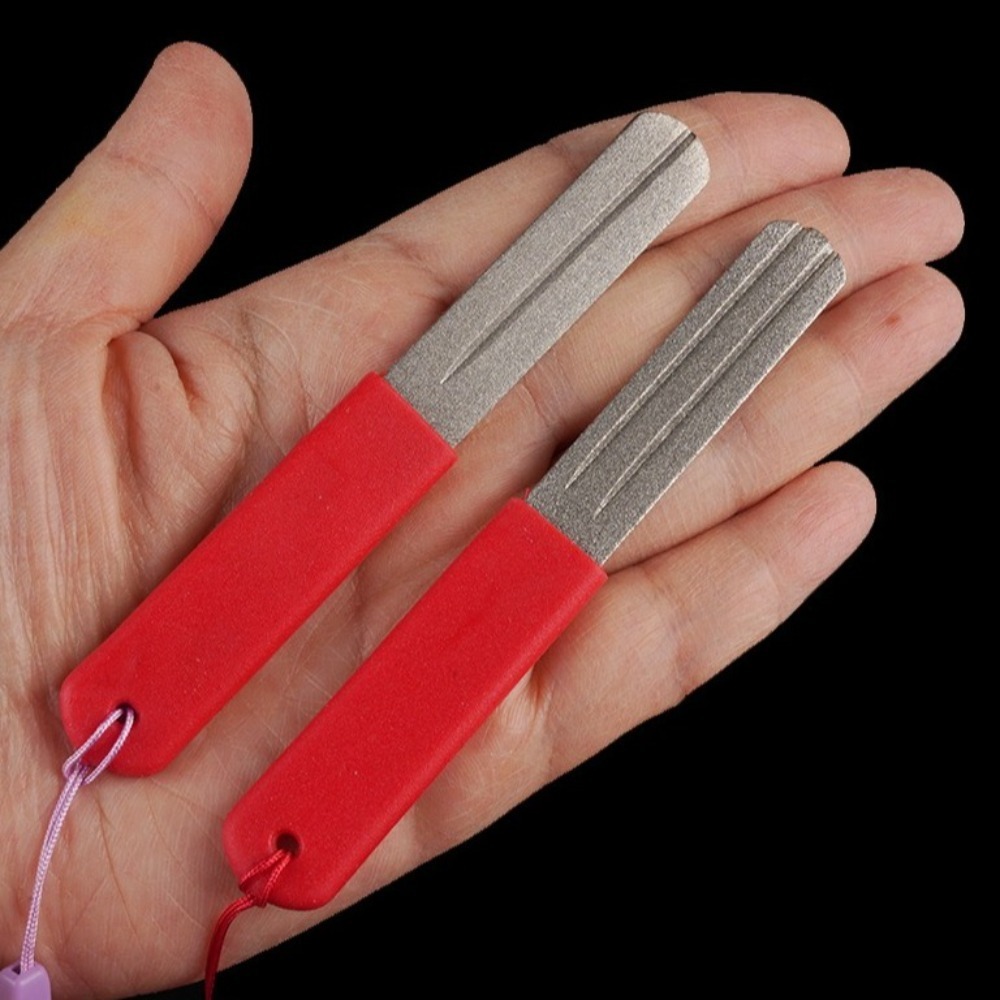 Fishing Hook Sharpener - 2 шт. двусторонней точилки для рыболовных