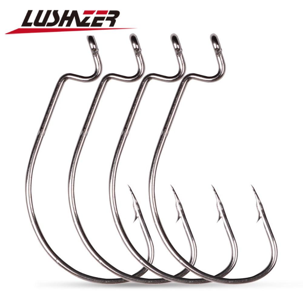 LUSHAZER 10 шт./лот, рыболовны – обзор и цена Fishing Hook Assortment