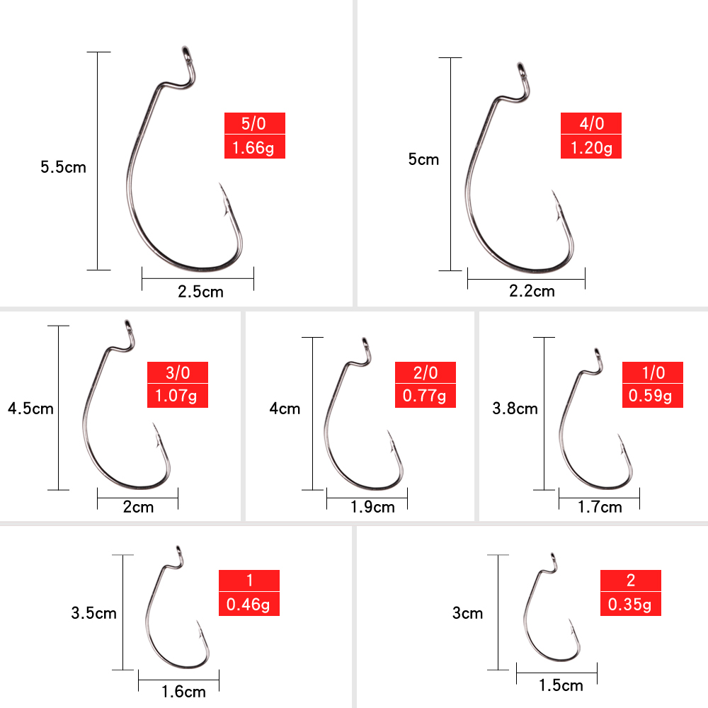 LUSHAZER 10 шт./лот, рыболовны – обзор и цена Fishing Hook Assortment