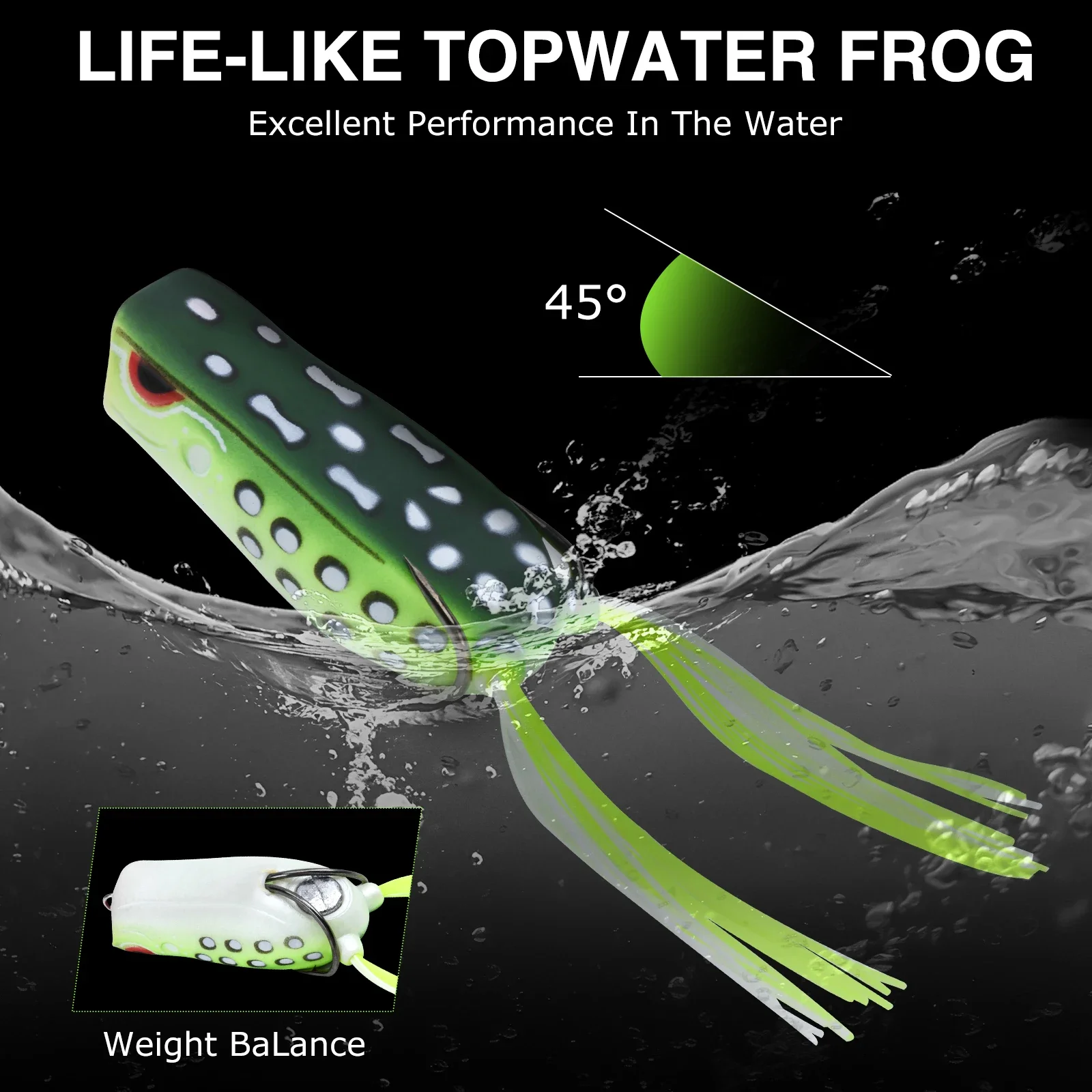 Мягкая приманка-лягушка из ПВХ – обзор и цена Fishing Hook Weedless