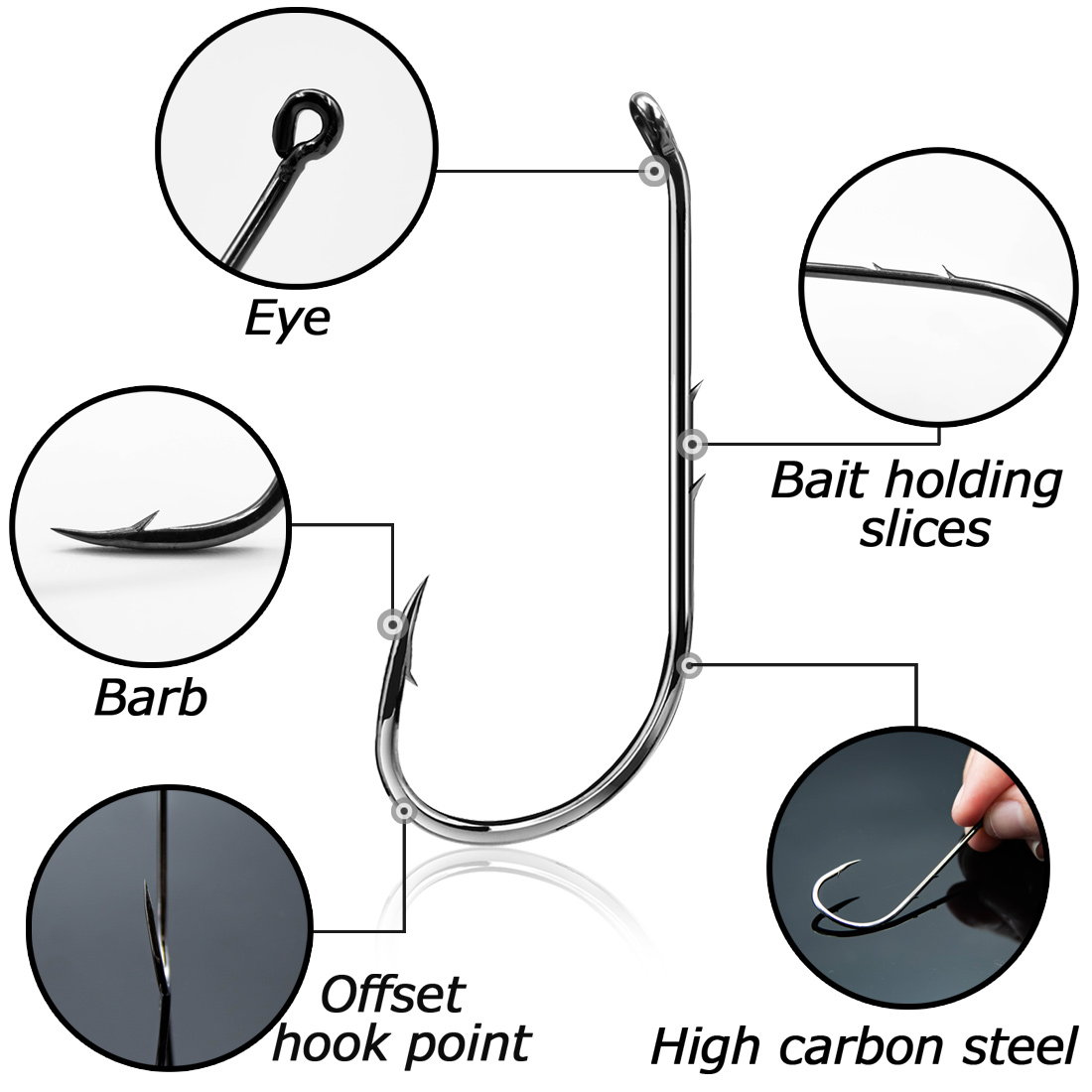 9 км приманка, рыболовные крюч – обзор и цена Fishing Hook Circle