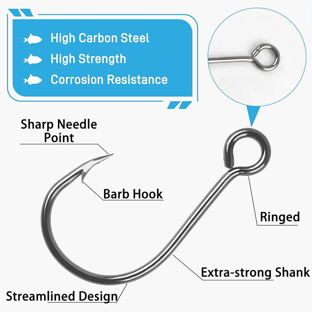 70 шт., встроенные одинарные к – обзор и цена Fishing Hook Assortment