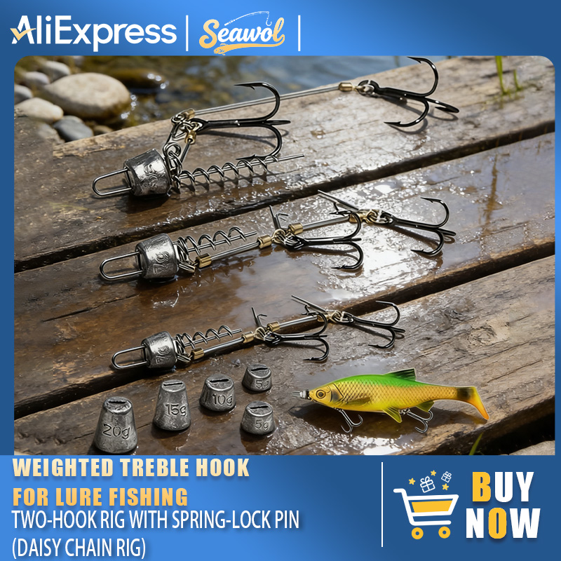 Рыболовные оснастки: стальные  – обзор и цена Fishing Hook Treble