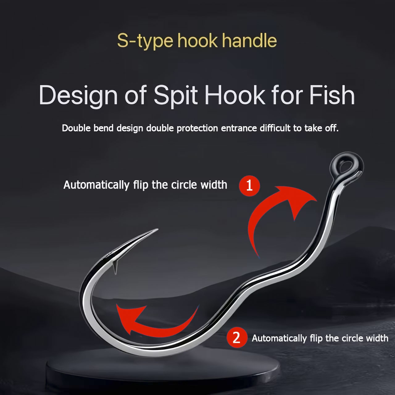 50 шт. прочный автоматический  – обзор и цена Fishing Hook Circle