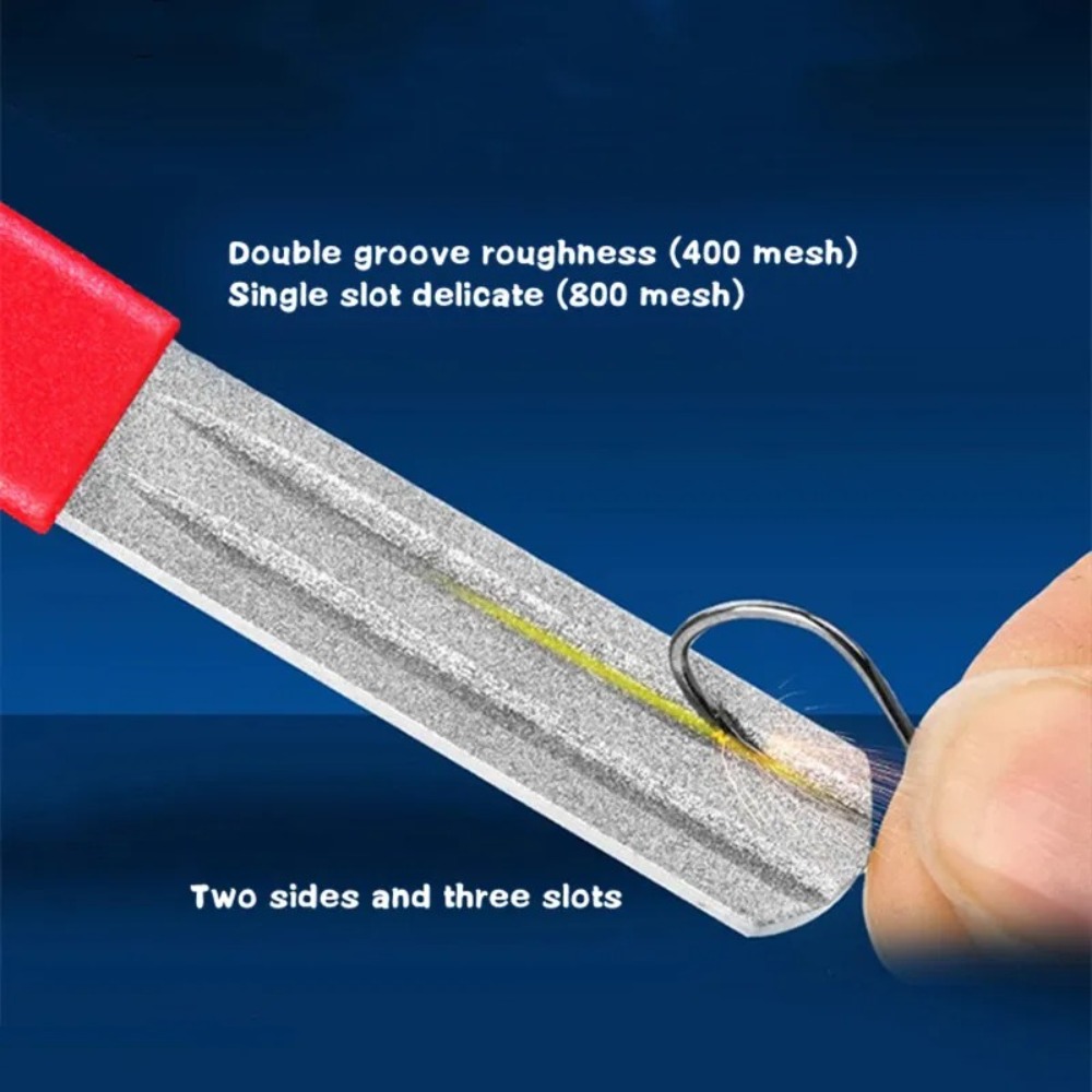 2 шт. двусторонней точилки для – обзор и цена Fishing Hook Sharpener